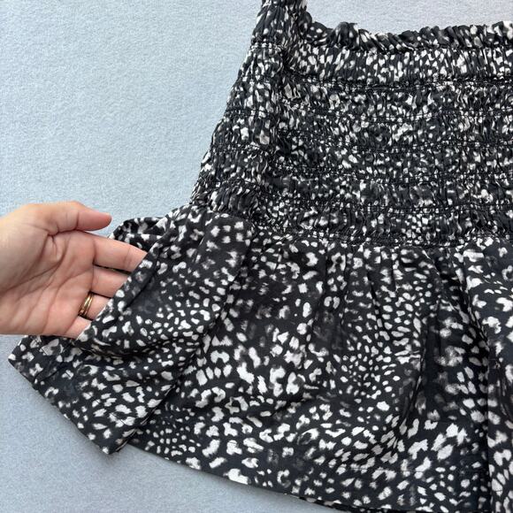 SEA New York Sz Small Women's smocked Calla cheetah print shorts EUC - Picture 2 of 7